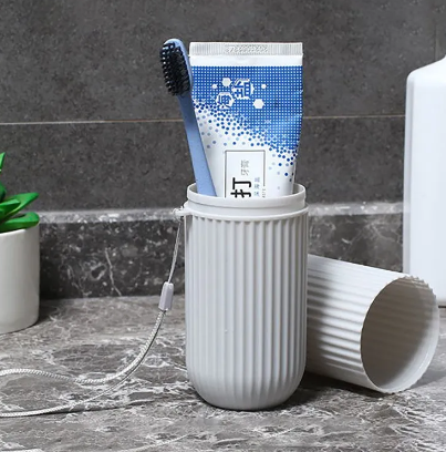 Portable Toothbrush and Toothpaste Holder Kit
